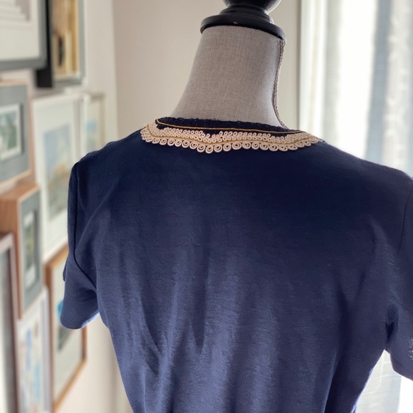 Tory Burch Navy dress - Picture 3 of 6